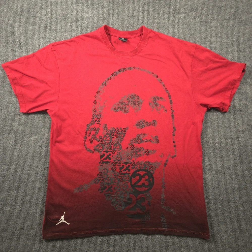 Vintage 2008‎ Jordan Michael Jordan Mosaic Portrait Ombre Mens XL